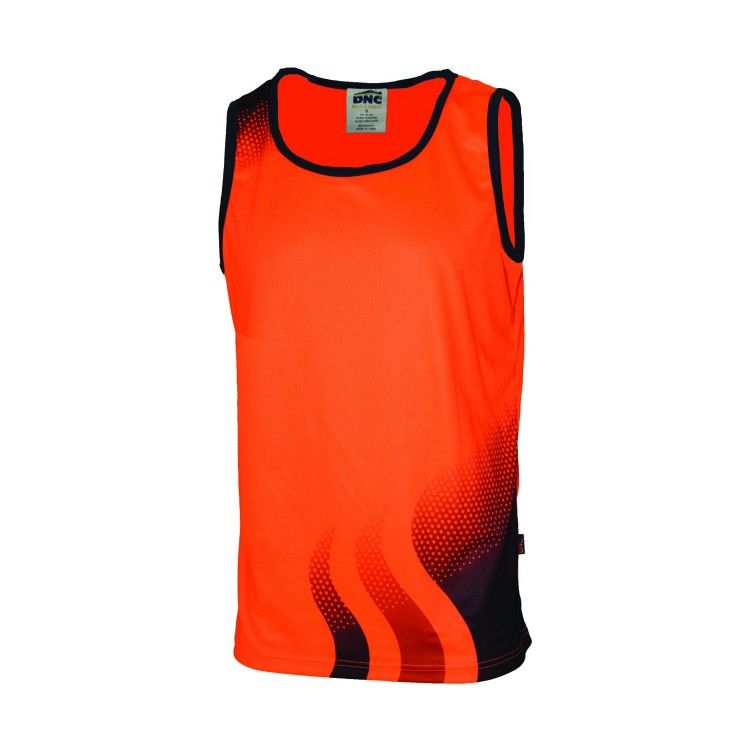 Wave Hivis Sublimated Singlet