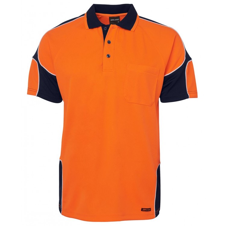 Hi Vis S/S Arm Panel Polo