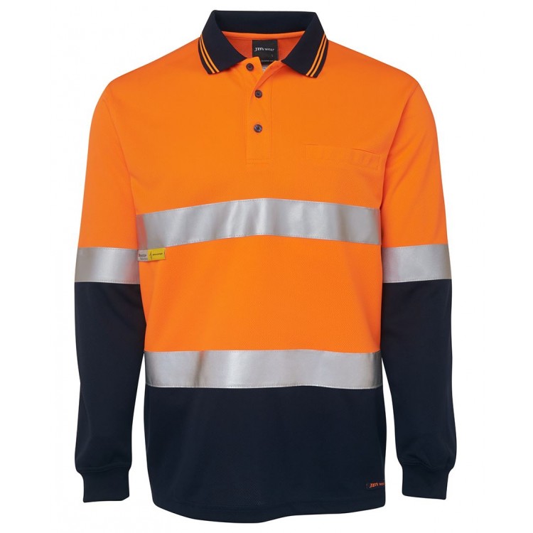 Hi Vis L/S (D+N) Traditional Polo