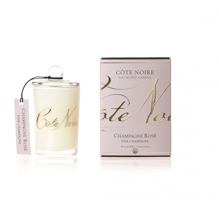 Côte Noire Soy Blend Candle 85g - Pink Champagne