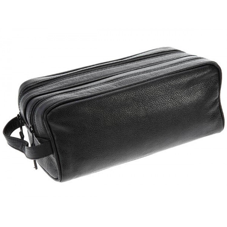 Europa Brands Sonnenschein Hanover Leather Toiletry Bag