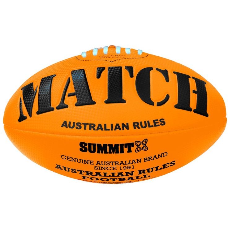 Summit Sport Fluro Embossed AFL Orange