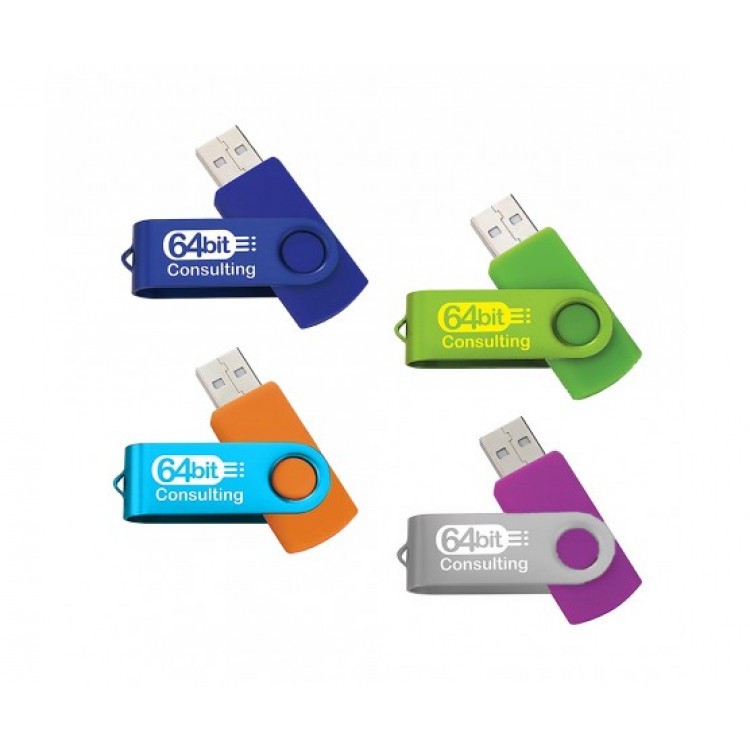 Mix And Match Folding USB 2.0 Flash Drive - 1GB
