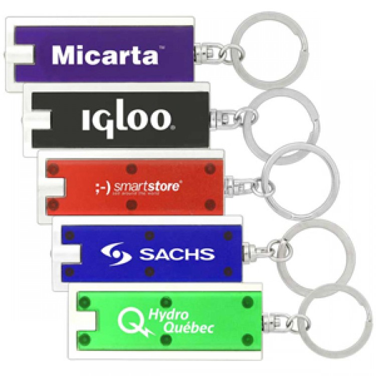 High Caliber Turbo Flashlight Keychain