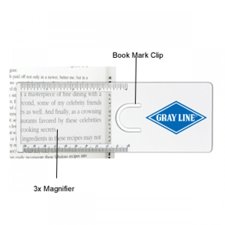High Caliber The Easy Reader Magnifier Ruler