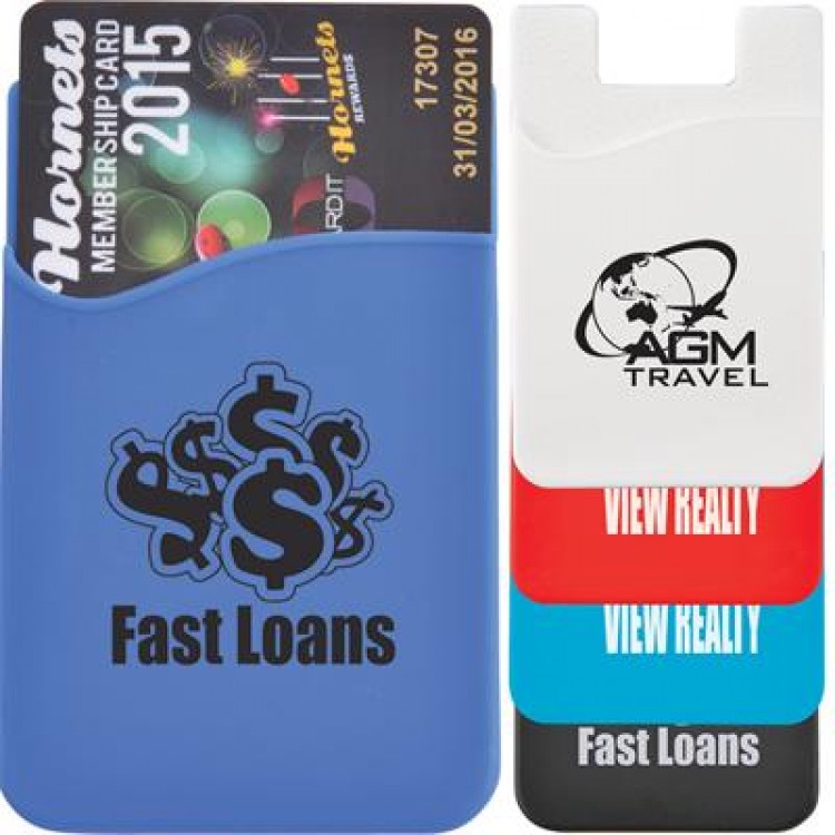 Logo Line Silicone Mobile Phone Wallet | LL9113