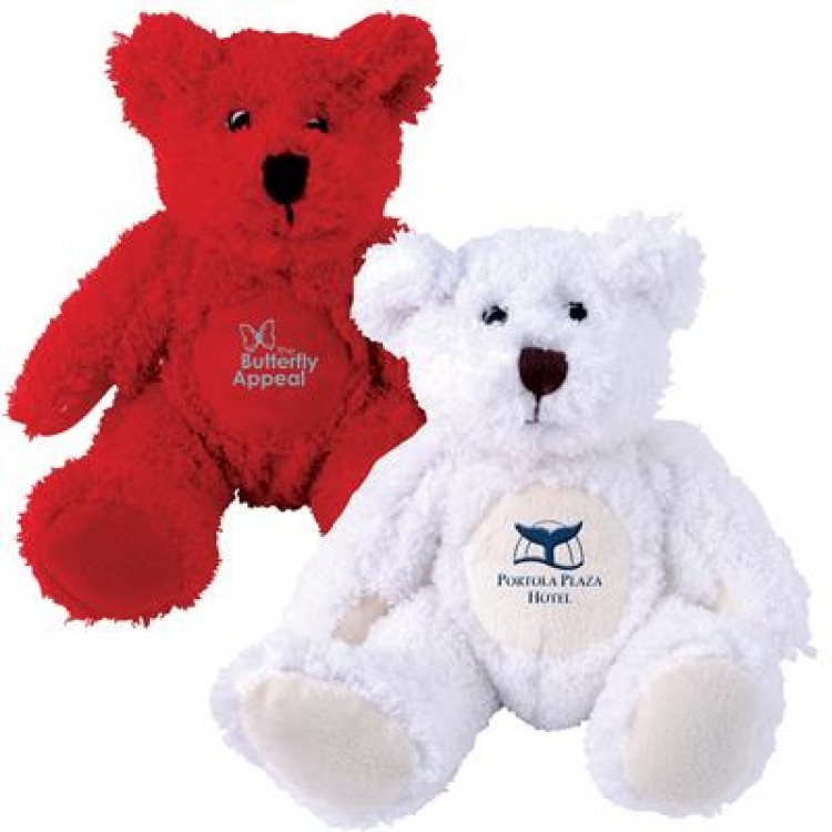 Logo Line Zoe (Red) and Snowy (White) Plush Teddy Bear | LN10943 