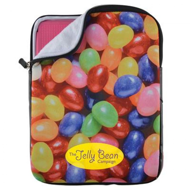 Logo Line Neoprene Tablet Pouch with Zip | LN7935