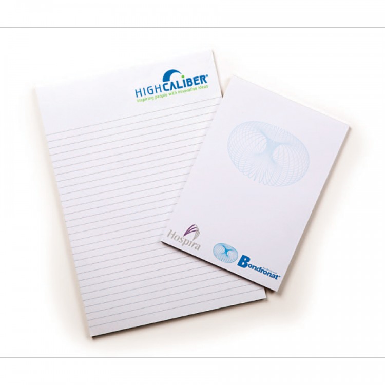 High Caliber A4 Note Pad (25 leaves per pad)