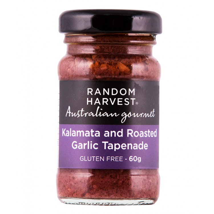 Random Harvest Kalamata With Roasted Garlic 60g
