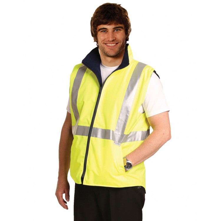 Winning Spirit Hi-Vis Reversible Safety Vest With 3M Tapes