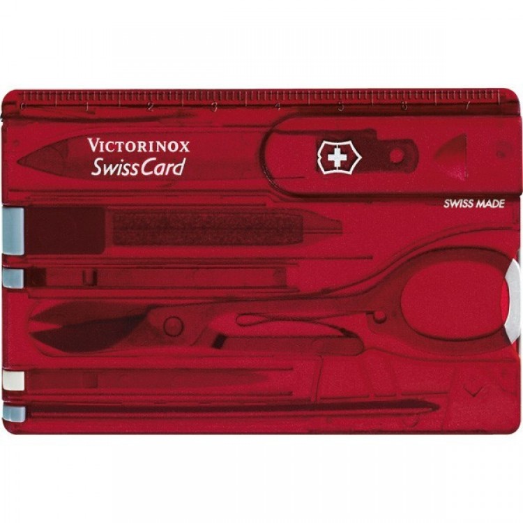 Victorinox Cyber SwissCard Classic Pocket Tool - Red-1