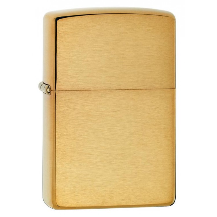Zippo Armor Lighter -  Brushed Brass