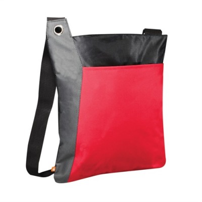 PBO Conference Zippered Tote - Red/Grey/Black