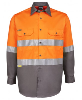 Hi Vis L/S (D+N) 150G Work Shirt