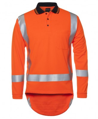 Hi Vis (D+N) L/S Non Cuff TTMC-W Traditional Polo