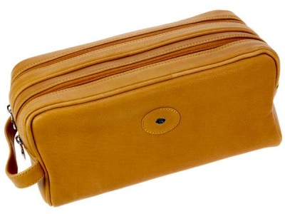 Europa Brands Hans Kniebes Munich Leather Toiletry Bag