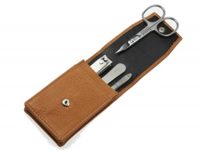 Europa Brands Hans Kniebes Classic Leather Manicure Set