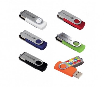Folding USB 2.0 Flash Drive - 1GB