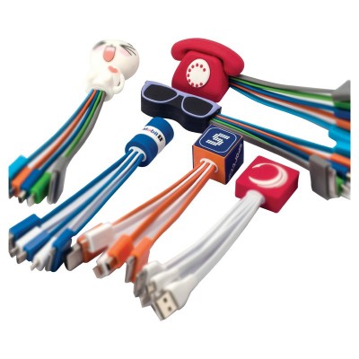 Promotional Solutions IT 5-N-1 Custom Moulded Charge Cable