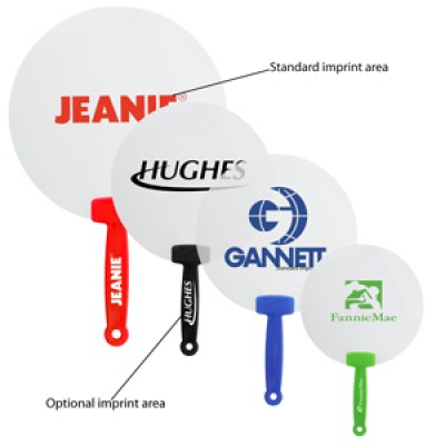 High Caliber Plastic Hand Fan