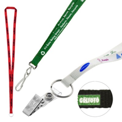 High Caliber 10mm Screen Printed Lanyard