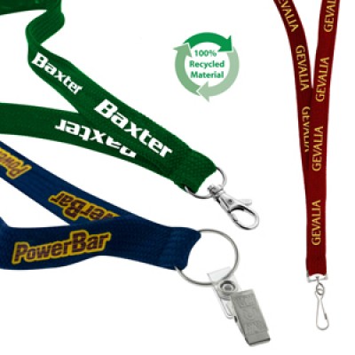 High Caliber 19mm Shoe String Recycled Lanyard