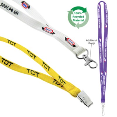 High Caliber 16mm Shoe String Recycled Lanyard