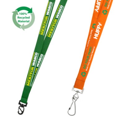 High Caliber 19mm Euro Soft Lanyard Recycled Lanyard