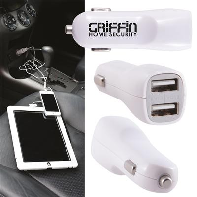 Logo Line Dual USB Outlet Car Charger | LL0009
