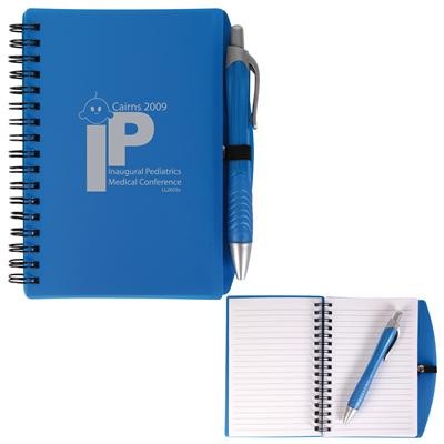 Logo Line Scribe Spiral Notebook with Pen | LL2655 