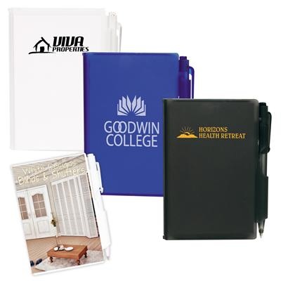 Logo Line Odyssey Pocket Notebook with Pen | LL2705