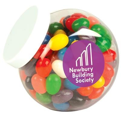 Logo Line Assorted Colour Mini Jelly Beans in Container | LL3146