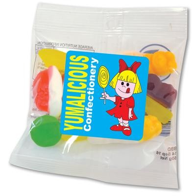 Logo Line Cadbury Assorted Jelly Party Mix in 50 Gram Cello Bag | LL420