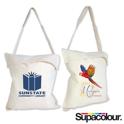 Logo Line Calico Single Handle Library Satchel - 180 GSM | LL508