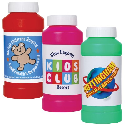 Assorted Colour Bubbles in Bottles