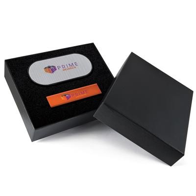 Logo Line Superior Gift Set - Groove Speaker, Velocity Power Bank | LL8263