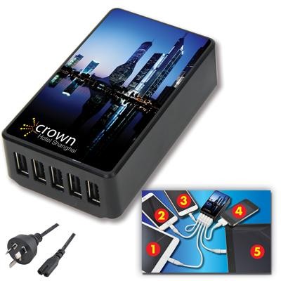 Logo Line 5 Port Wonder Wall Charger | LL9500