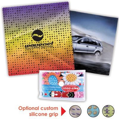 Logo Line Custom Superior Hi Microfibre Lens Cloth | LN608