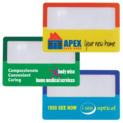 Clear Credit Card Size Magnifier