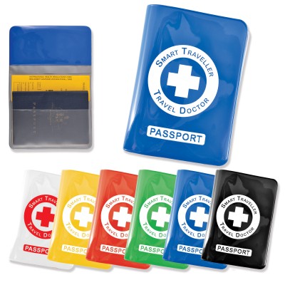 Shiny PVC Passport Wallet