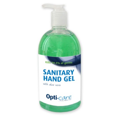 High Caliber Push Pump Sanitiser with Aloe 500ml