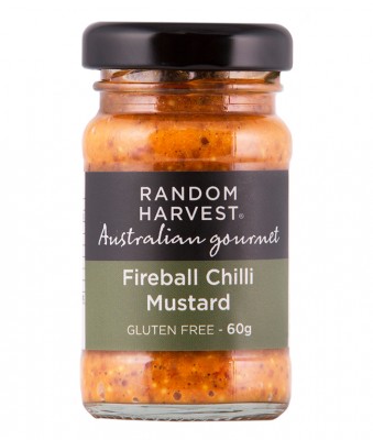 Random Harvest Fireball Chilli Mustard 60g