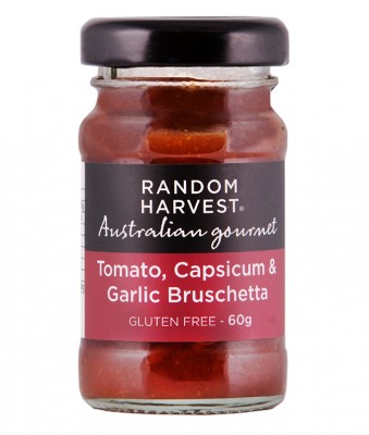 Random Harvest Tomato, Capsicum & Garlic Bruchetta 60g