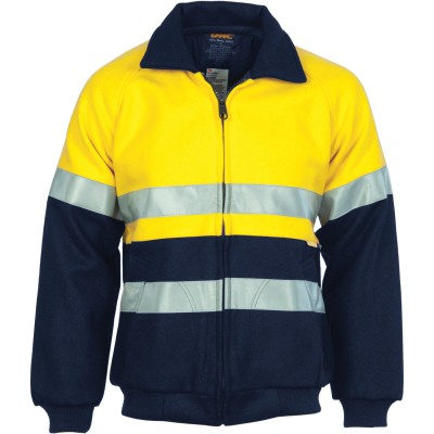 HiVis Two Tone Bluey Bomb er Jacket with 3M R/Tape
