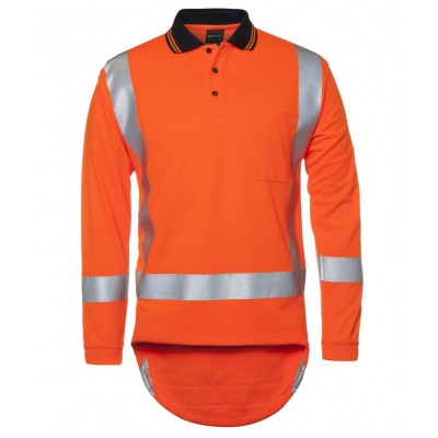 Hi Vis (D+N) L/S Non Cuff TTMC-W Traditional Polo