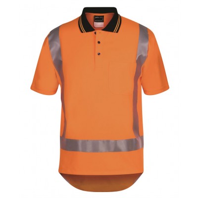 Hi Vis (D+N) S/S Non Cuff TTMC-W Traditional Polo