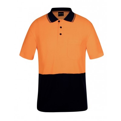 Hi Vis S/S Bamboo Back Polo
