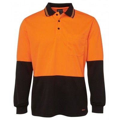 Hi Vis L/S Trad Polo