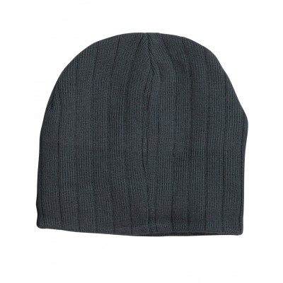 Cable Knit Beanie With Fleece Head Band
